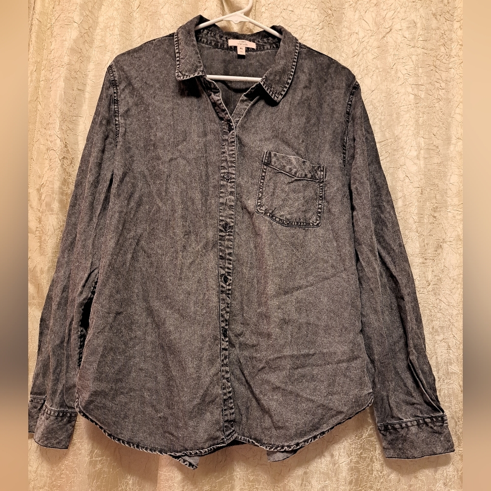 COMO VINTAGE Button-Up Long Sleeved Top